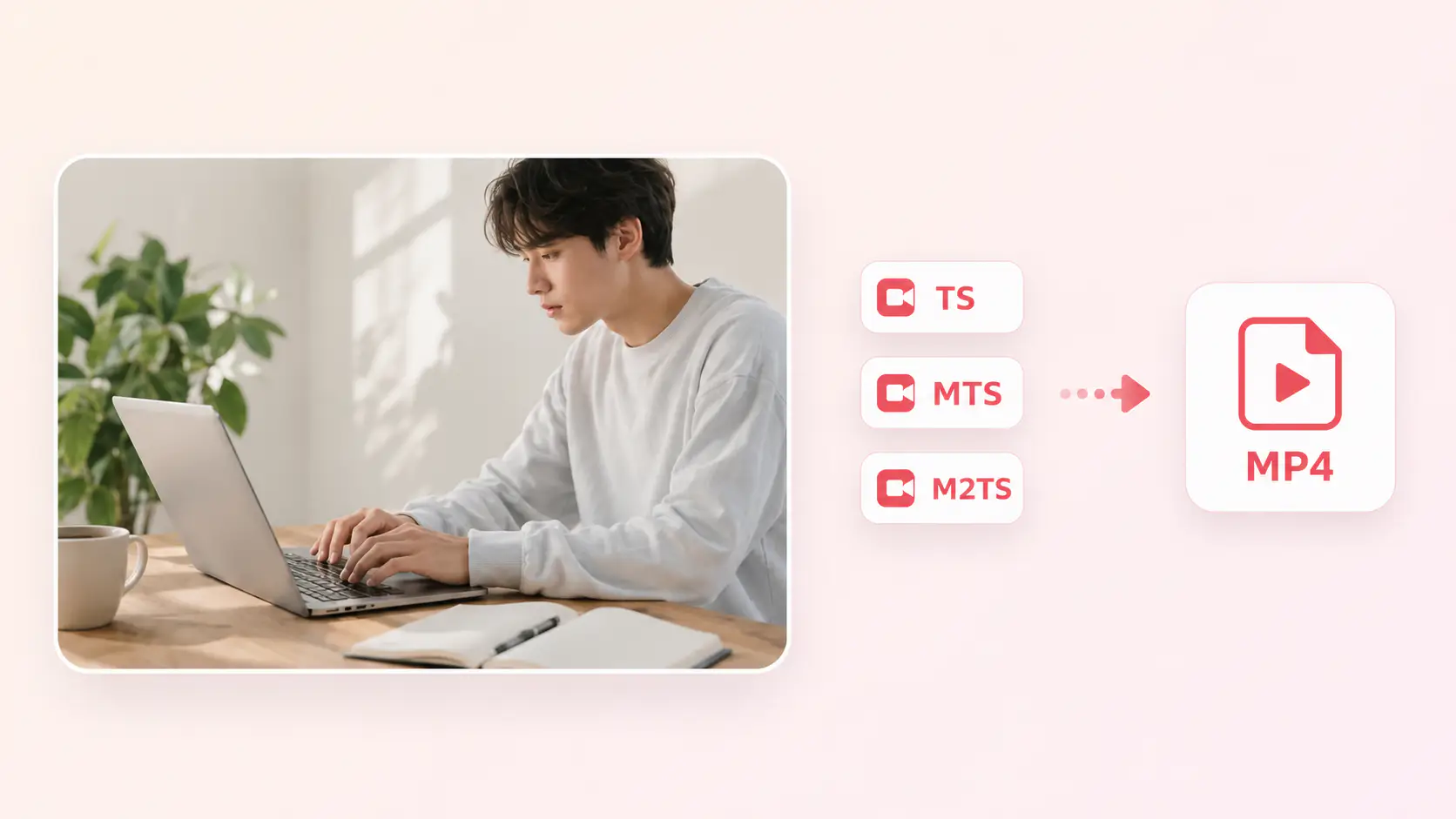 convert ts mts and m2ts to mp4 online