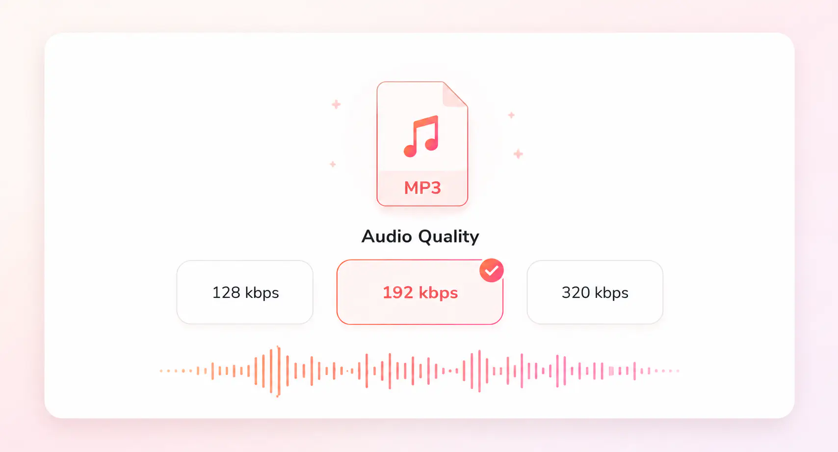 escolher mp3 como formato de saída