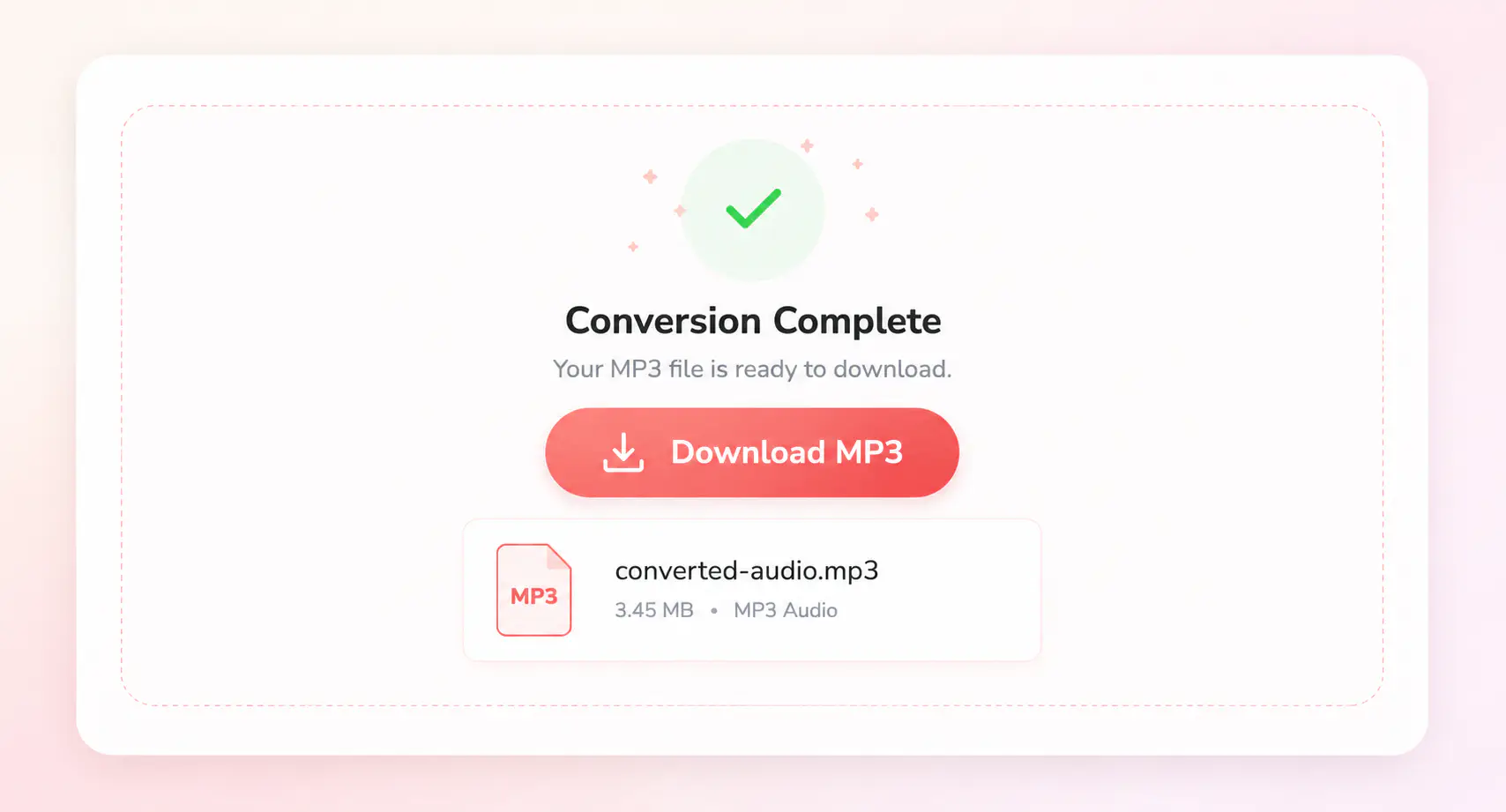 converter e salvar o arquivo mp3