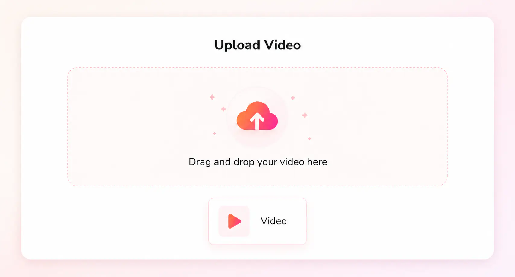 upload an mp4 video file to convert it to mp3