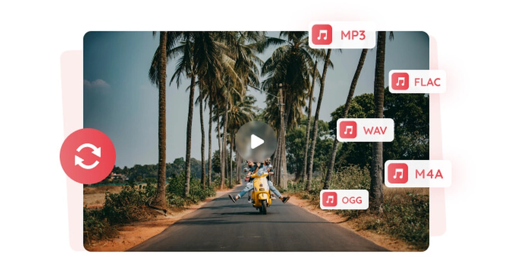 choose audio format from video