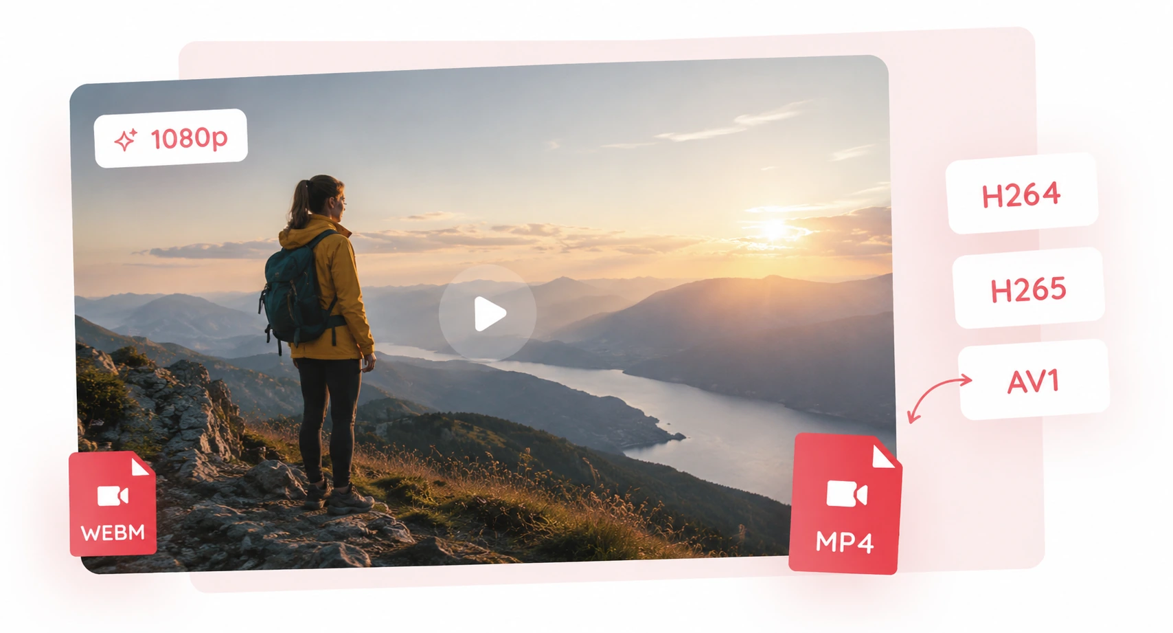 choose mp4 settings for webm conversion