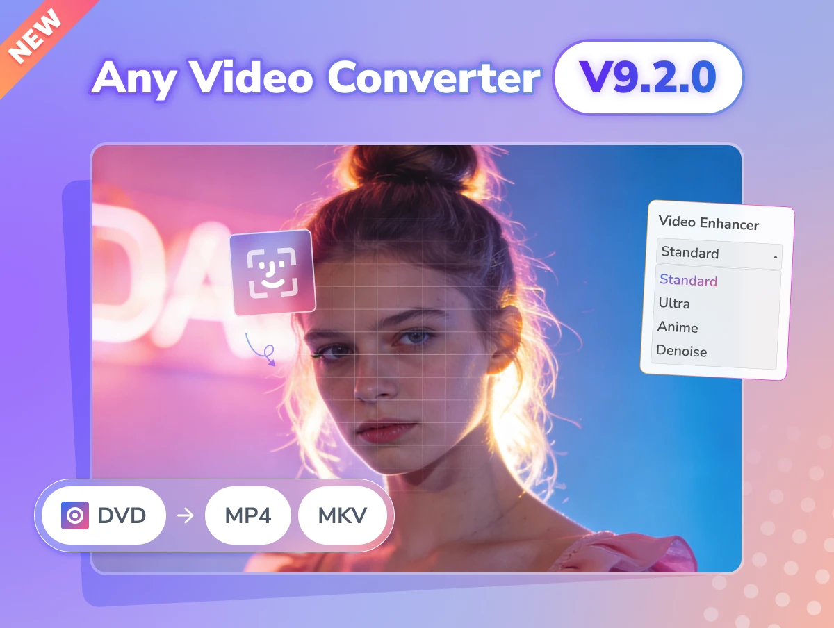 Any Video Converter v9.2.0 ondersteunt nu het rippen van DVD's