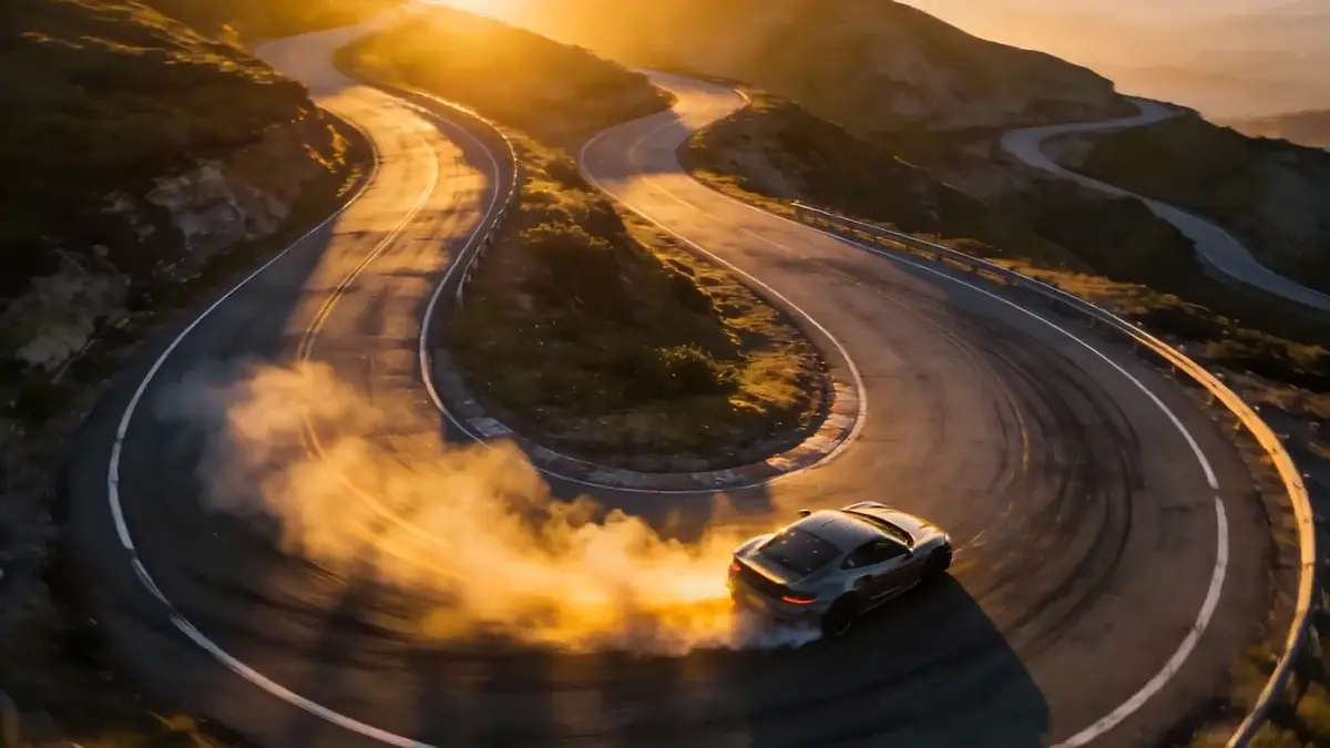 supercar cinematic commercial