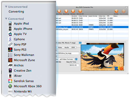 Any DVD Converter pour Mac