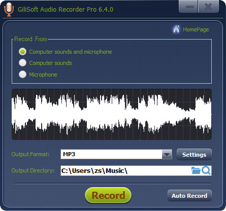 Gilisoft Audio Recorder Pro