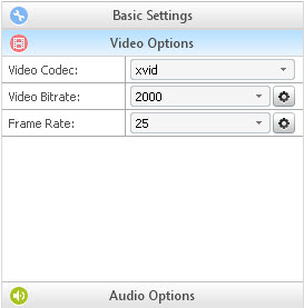 Choose Video Option