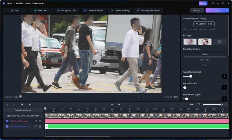 avclabs video enhancer review video blur ai