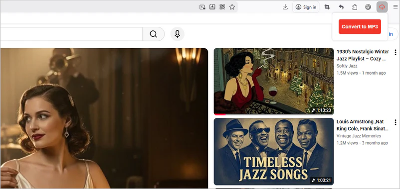 convert youtube to mp3 with onlymp3 extension