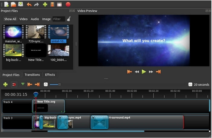 openshot video editor