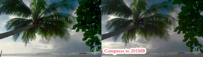 veed compress result