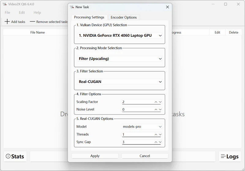 video2x ainime model