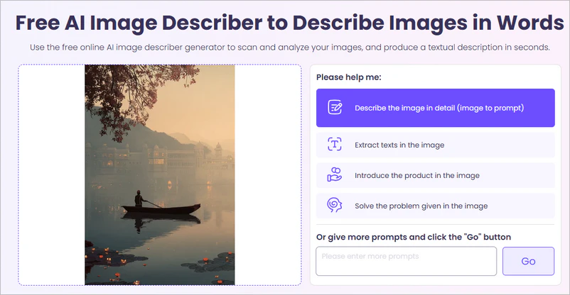 vidnoz image describer