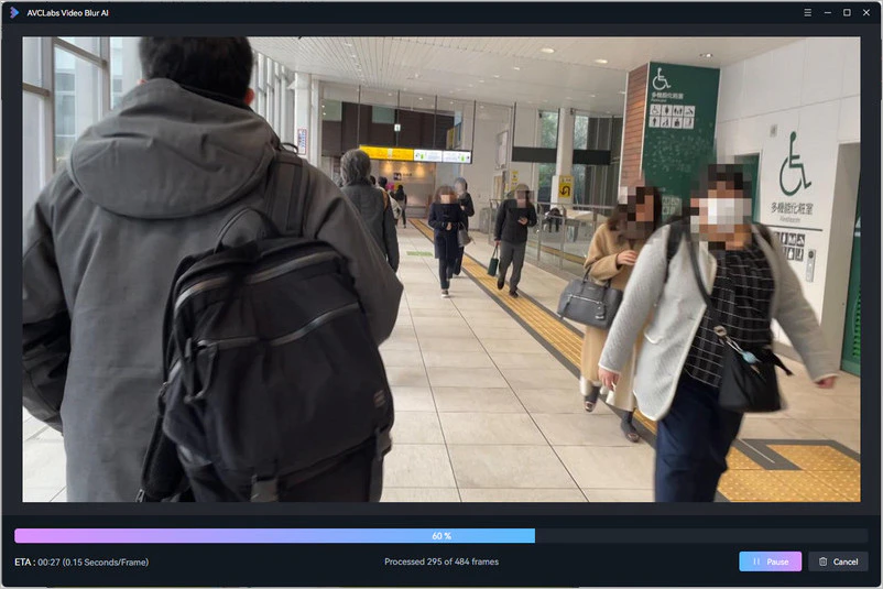 blur video background