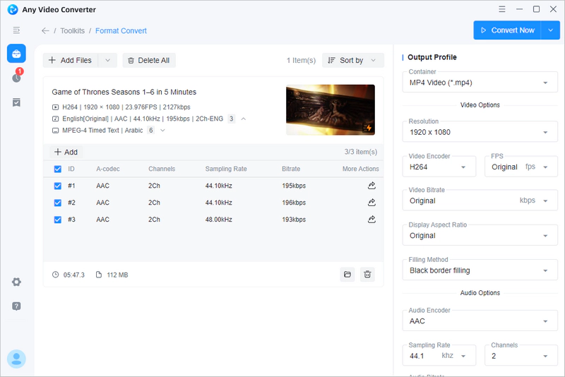audio track management