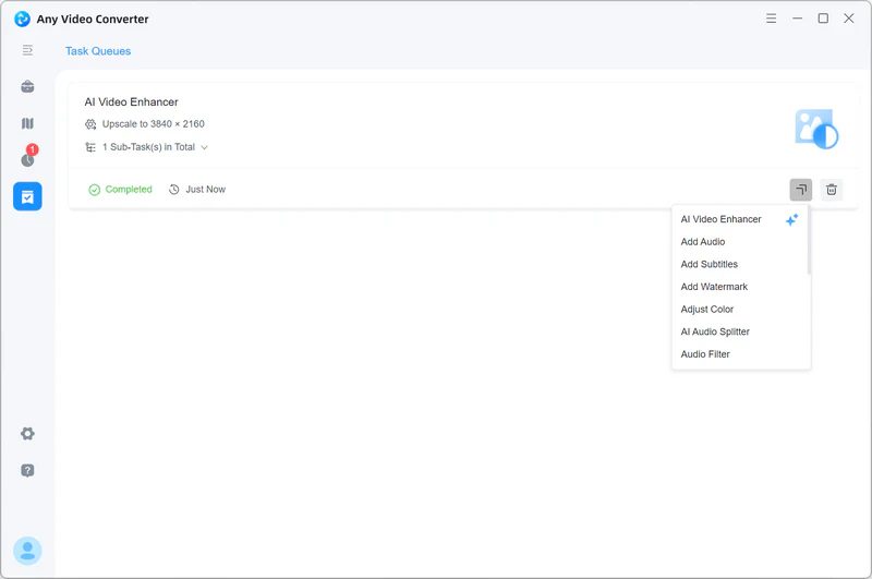 output enhanced video
