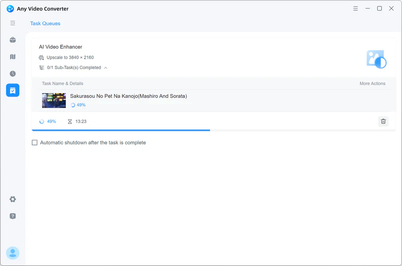 enhanced video output